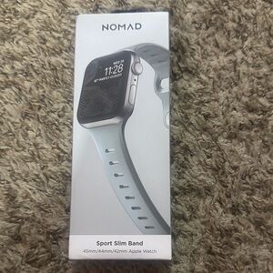 Nomad Sport Slim Band for Apple Watch - Silver and White